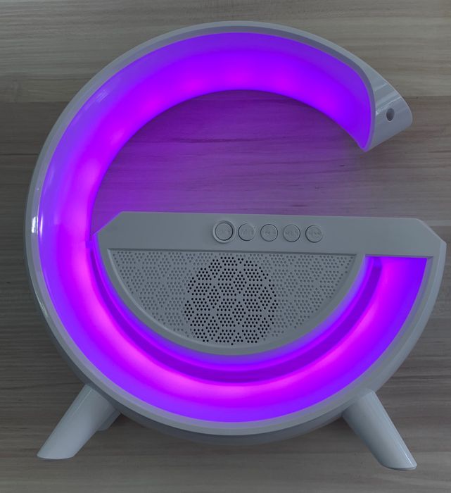 Bluetooth Led колонка с безжично зареждане на телефон