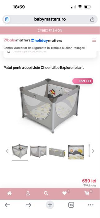 Patut pentru copii Joie