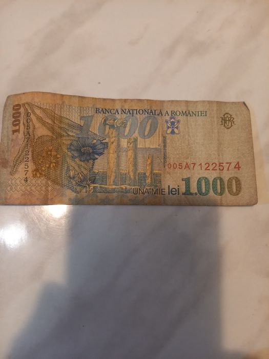 Vand bancnota 1000lei și 500 lei