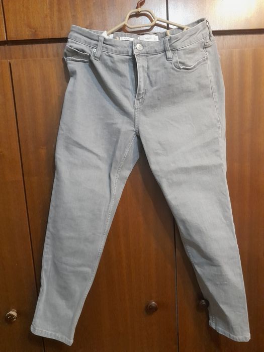 Сиво дънки за момиче с ръст 150-160 см, размер 42