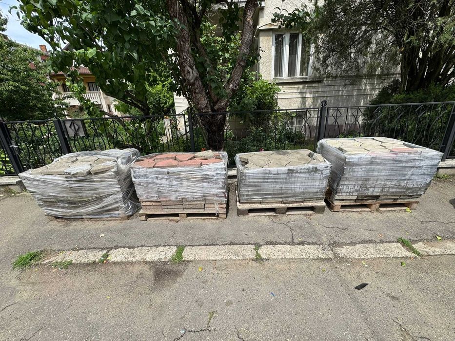 Dale și pavele decorative pentru curte și alei, mai multe modele