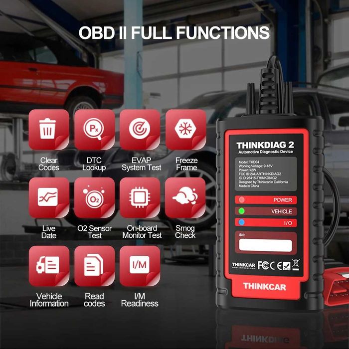 ThinkDiag 2 – Професионален Bluetooth OBD2 Диагностичен Уред (С поддръжка на CAN FD)