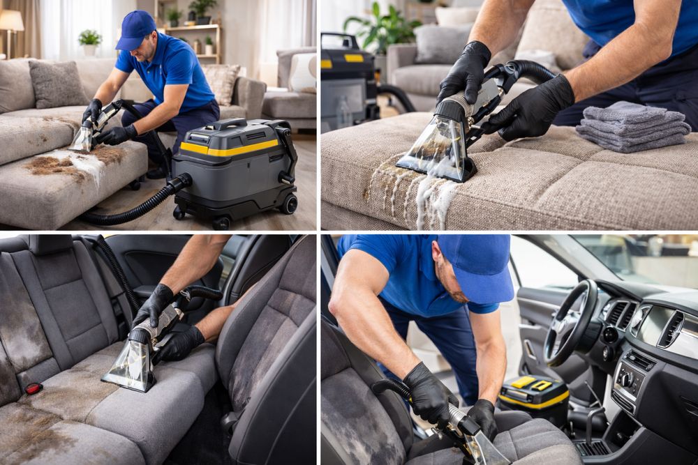 Curățare canapele, saltele și tapițerii textile