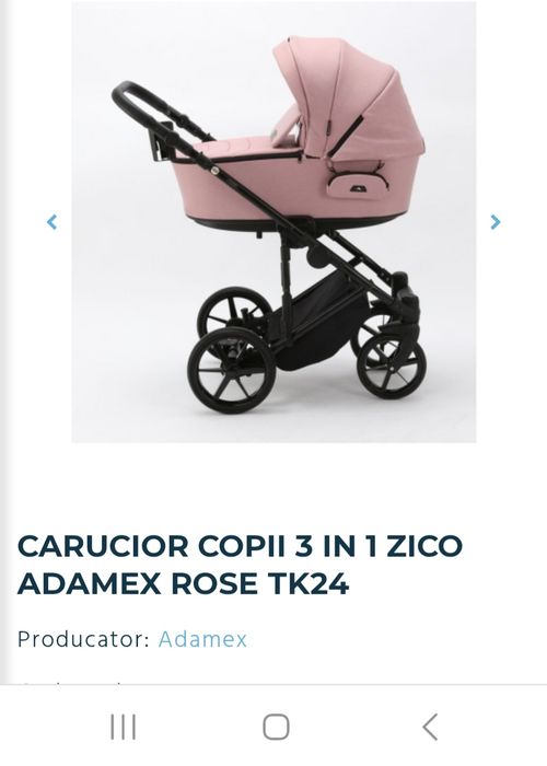 Cărucior 3 în 1 ADAMEX