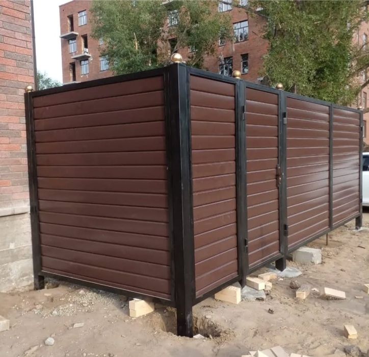 Металлические заборы ворота