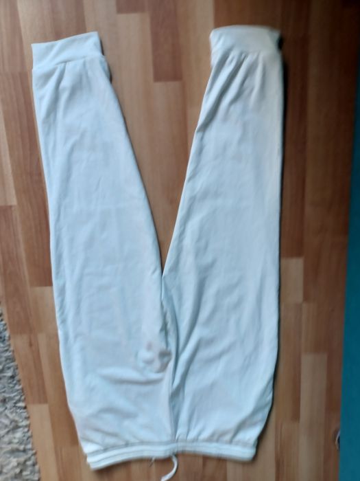 Pantalon trening albi