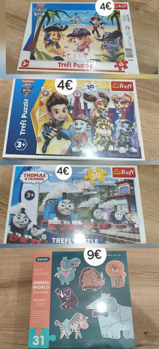 Пъзели,  настолни игри,  конструктори  Lego