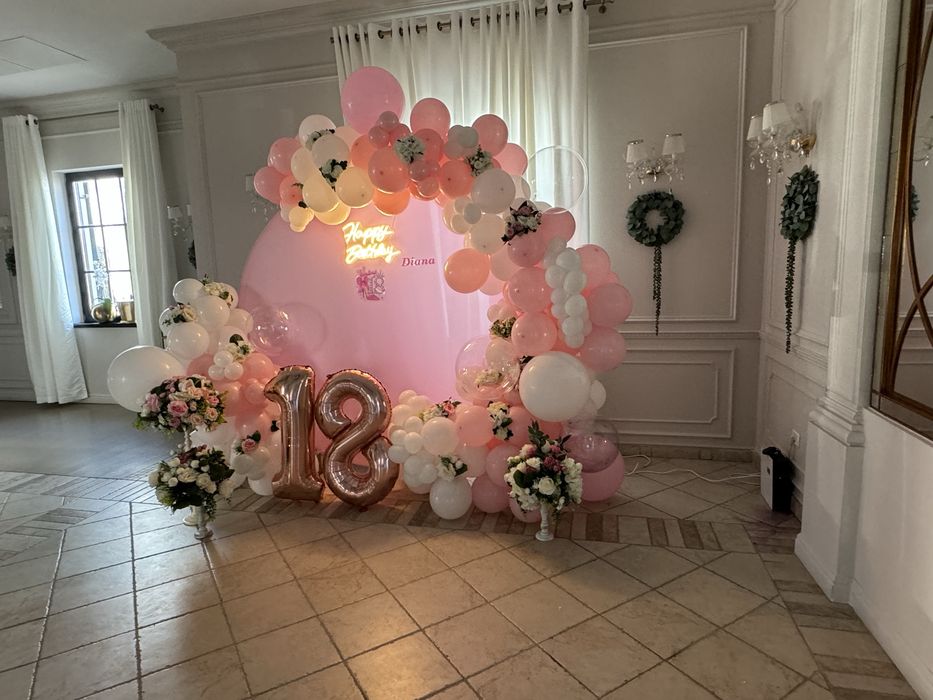 Arcada baloane /arcada flori /decoratiuni nunta/botez/aniversari