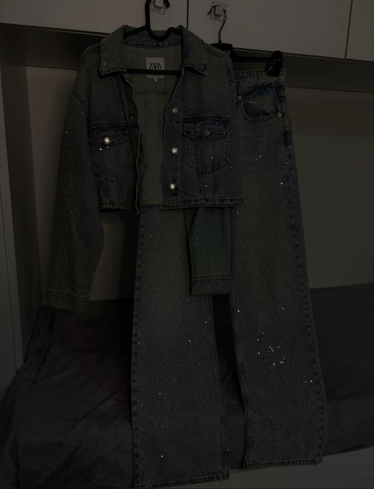Дамски дънков сет Zara