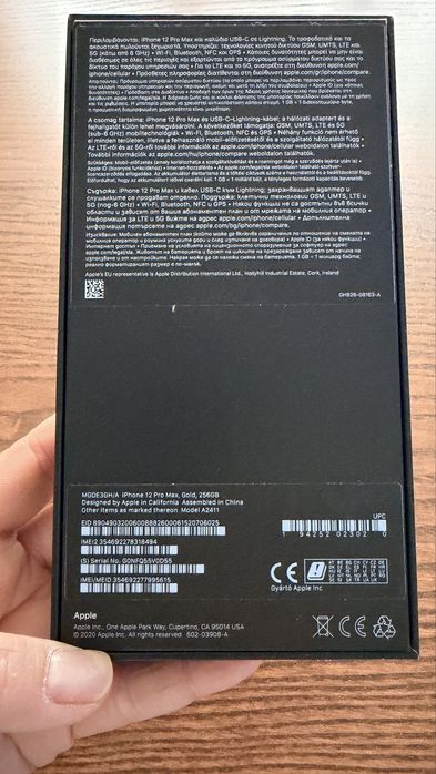 Iphone 12 pro max 256 gb