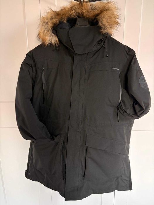 Geacă Parka Quechua NH900 -20°C impermeabilă, negru 3XL, ca noua