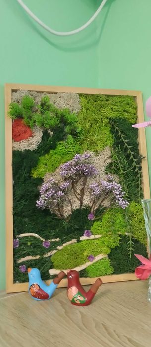 Пано от скандинавси мъх