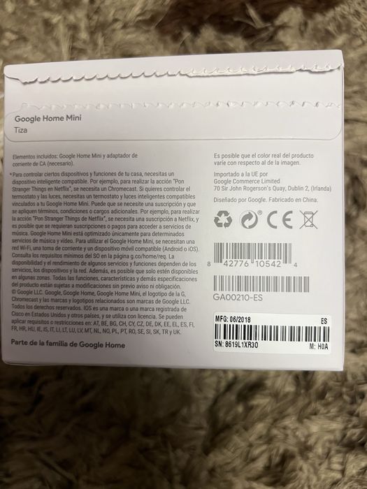 Boxa GOOGLE home mini