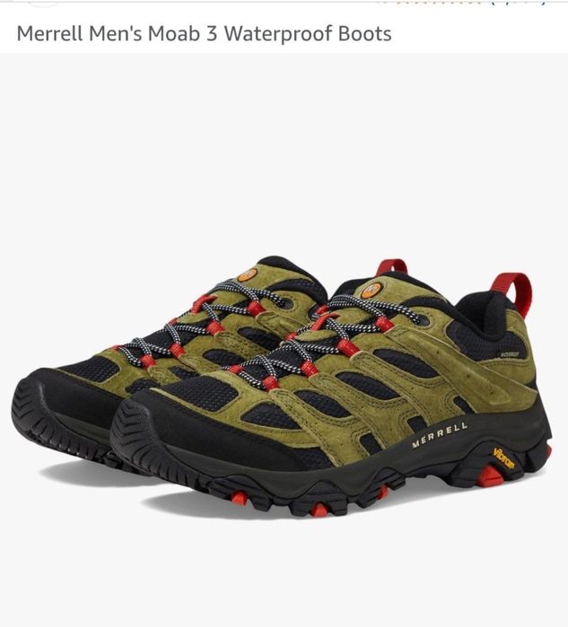 Merrell Men's Moab 3 Waterproof Hiking Shoe