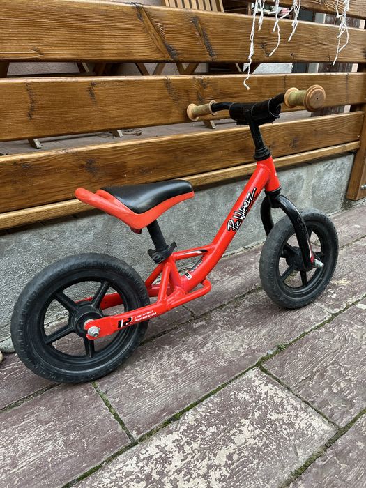 Bicicleta fara pedale Haro Prewheelz 12 rosie