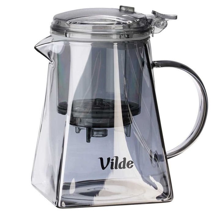 Чайник с инфузер, Ергономичен дизайн, Без капки,  730 ml