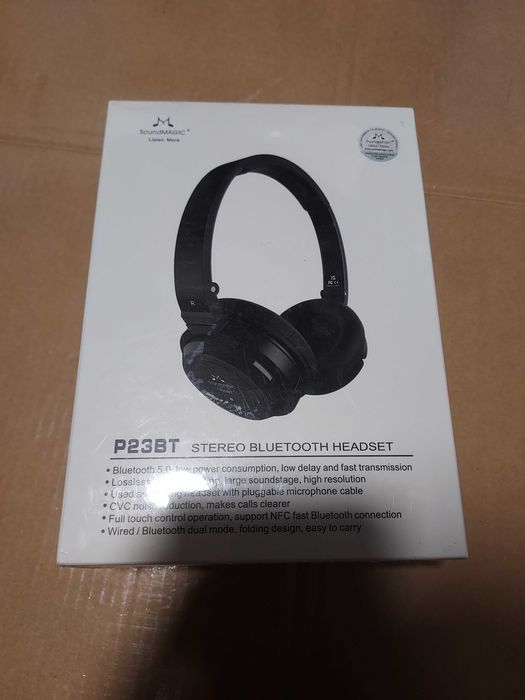Casti wireless Soundmagic P23BT Stereo Noi Sigilate
