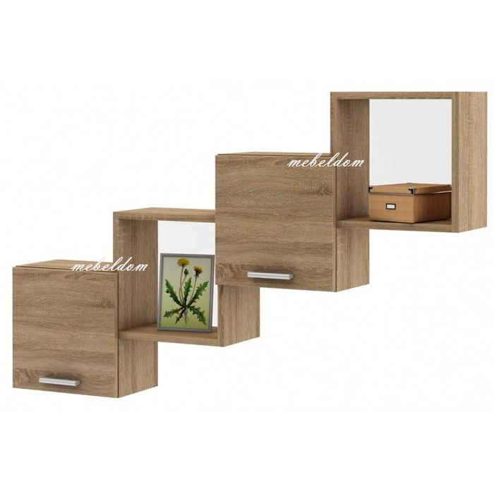 Етажерка за стена с плавни врати(код-0255)