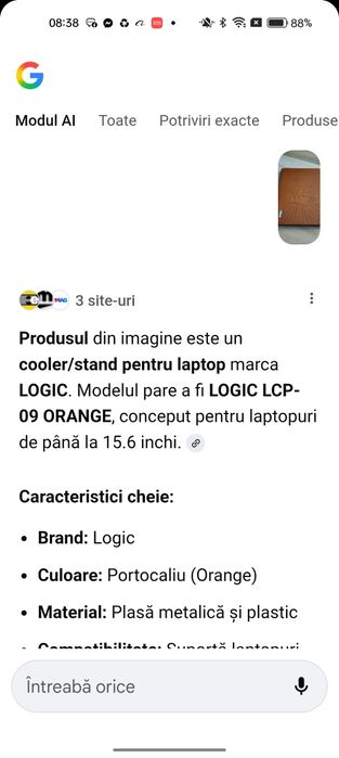 Cooler laptop Logic și boxe laptop Akytaa