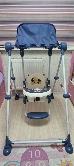 Продам детскую автолюлька и качели 0 до 13кг