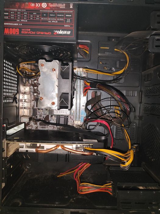 Игровой компьютер core i5 , rx 580 8gb , ssd nvme 256 gb , monitor 24