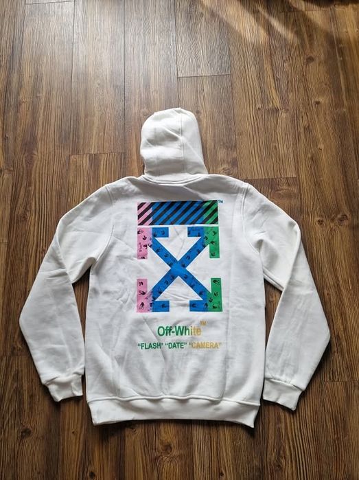 Страхотен мъжки суитчър с качулка OFF WHITE размер M L XL 2XL