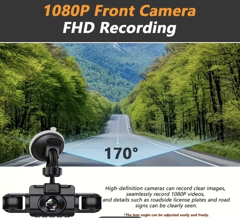 Видеорегистратор 4 камеры + WiFi