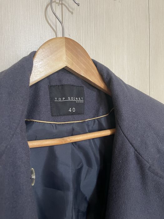 Пальто новое темно серое