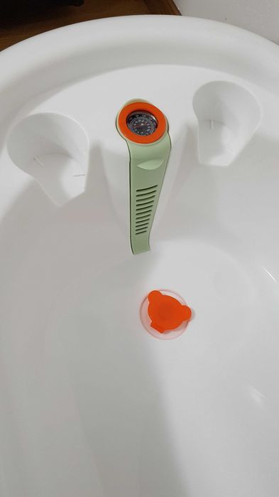 Бебешка вана с подложка Chipolino Bubble, минт 91 см