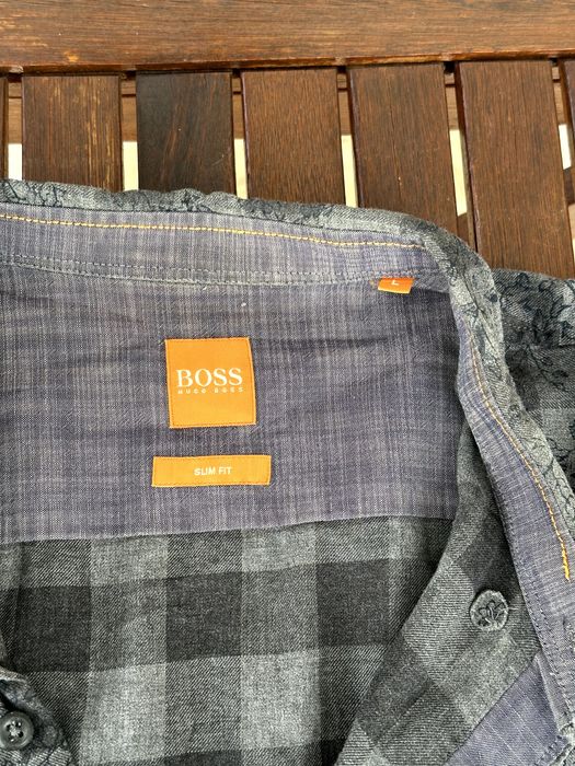Мъжка риза Hugo Boss Orange - размер L, КАТО НОВА