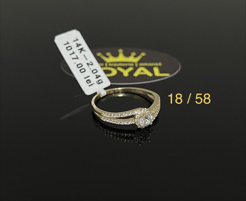 Bijuteria Royal CB : Inel dama aur 14k 2,04 grame