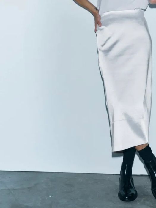 Fusta satinata, Zara limited edition
