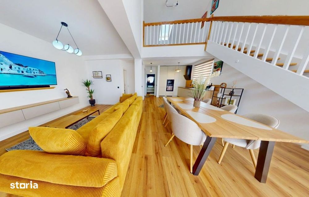 Penthouse pe 2 niveluri – Terasă mare + finisaje premium