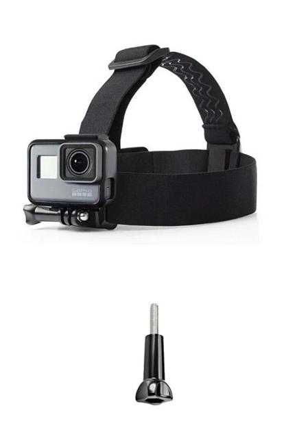 Болт Челник Универсална Стойка за Глава Монтажна Лента за Екшън Камери