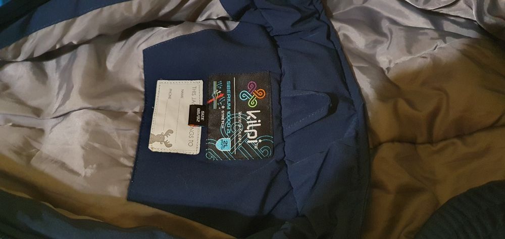 Salopeta combinezon copii pentru ski si snowboard Kilpi Pontino Albastru marimea 86/2XS