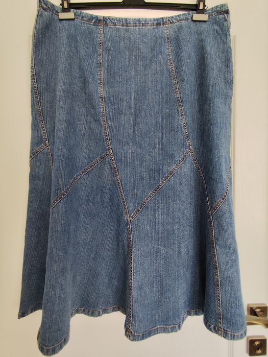 Fustă cloș blugi -2XL
