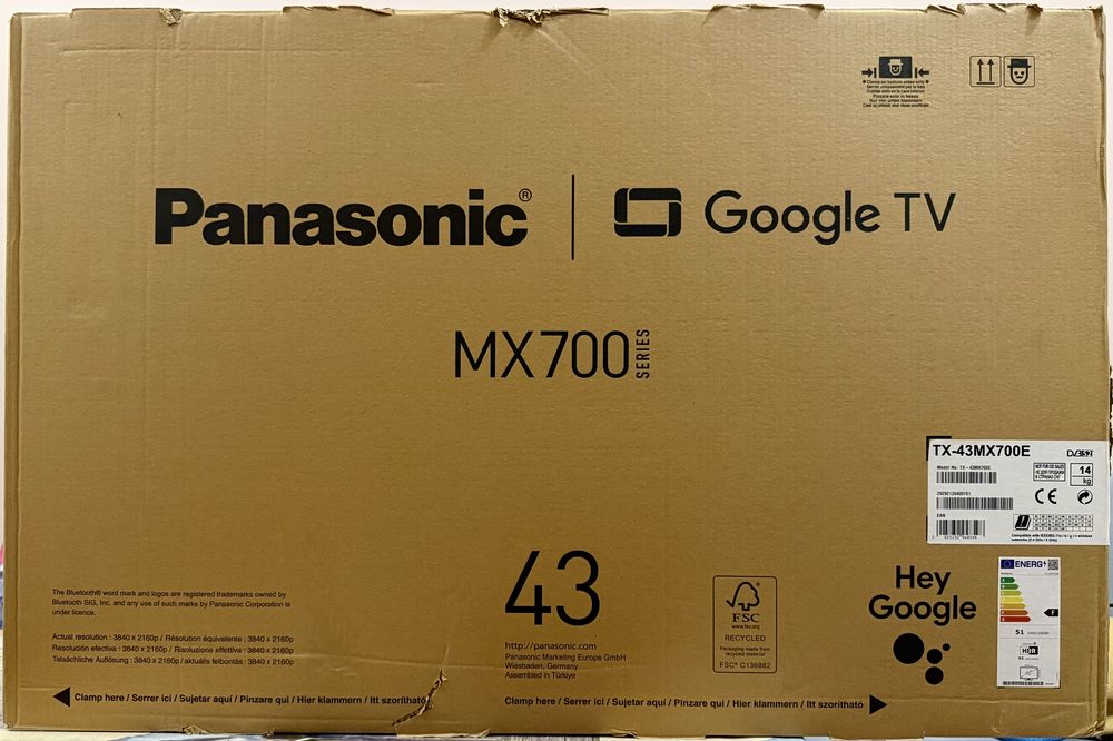 Panasonic TX-43MX700E, 43”