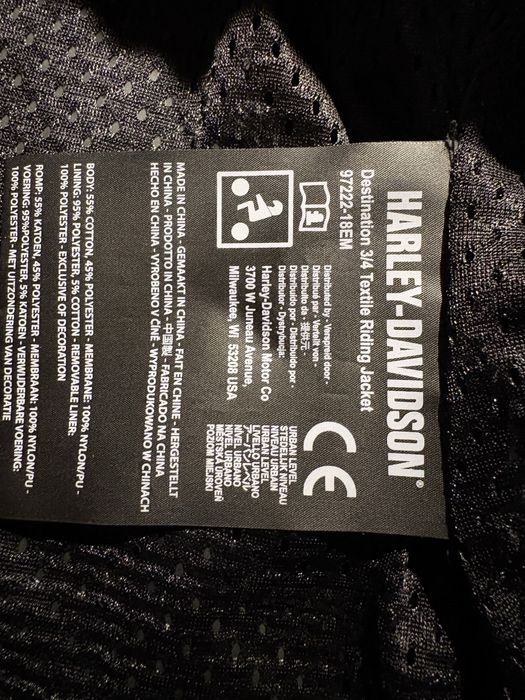 Geaca moto cu protectii - Harley Davidson