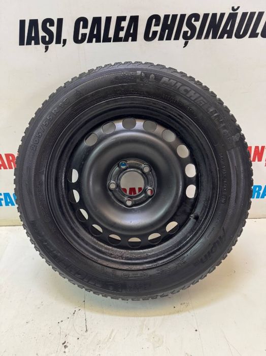 Roată rezervă jantă tablă 5x100 R16 ET37 6.5J Opel Astra G H J