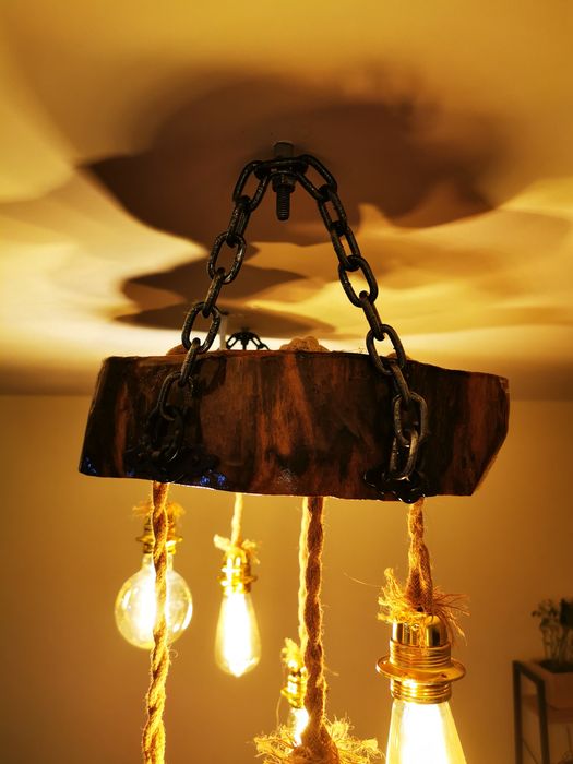 Полилей Винтидж направен изцяло от естествени материали