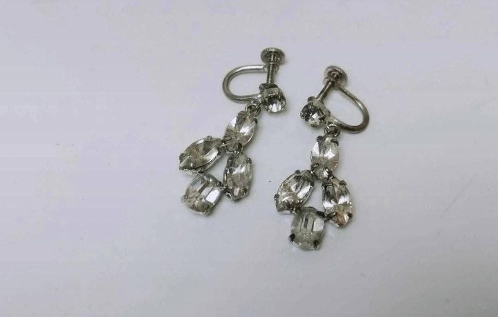 Vechi cercei placati cu argint, copii