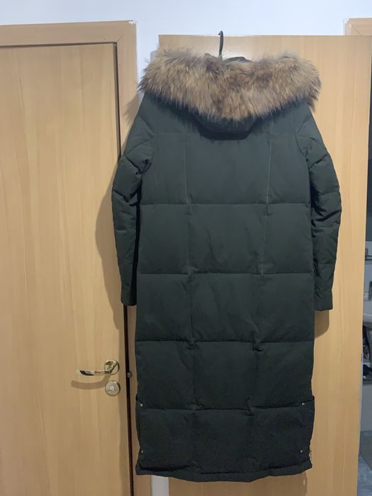 Пуховик женский длинный