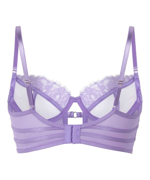 Hunkemoller Nienke - Set Lenjerie Intima Sexy Mov Lila Purpuriu