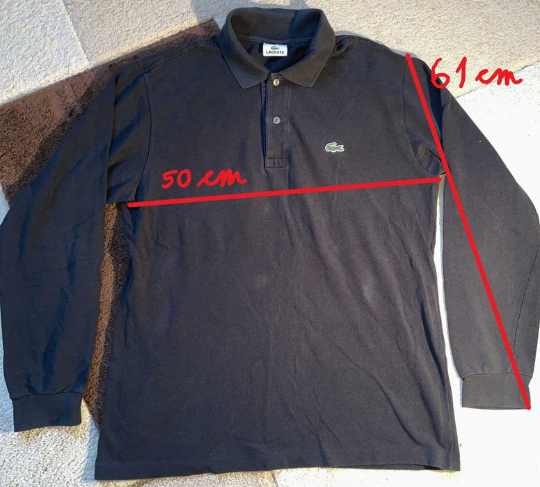 Lacoste polo cu mâneci lungi
