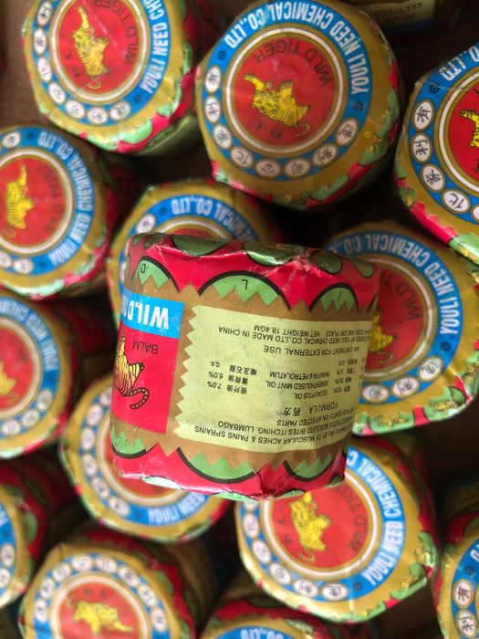 Китайско тигрово масло Tiger Balm 18.4г Камфор Мента