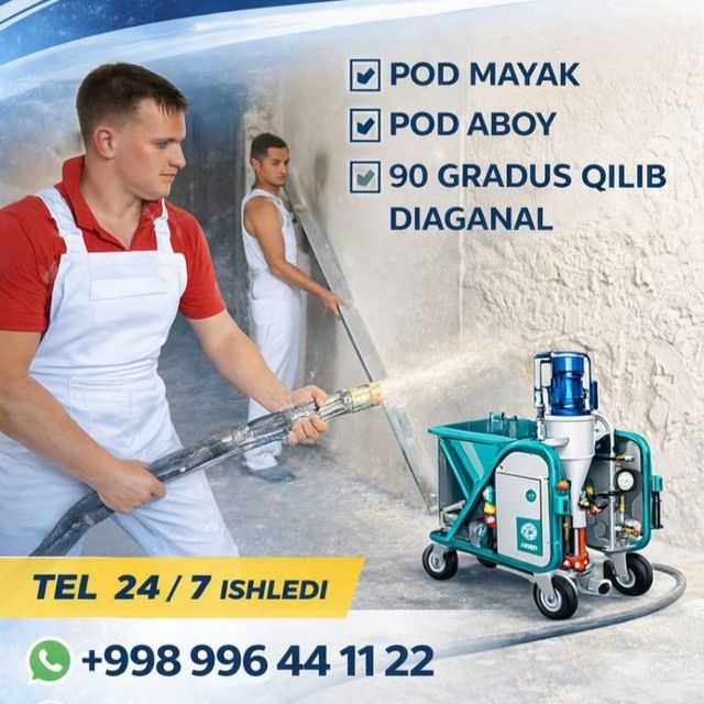 Mexaniklashtrilgan shtutkaturka    RODBAND hizmati