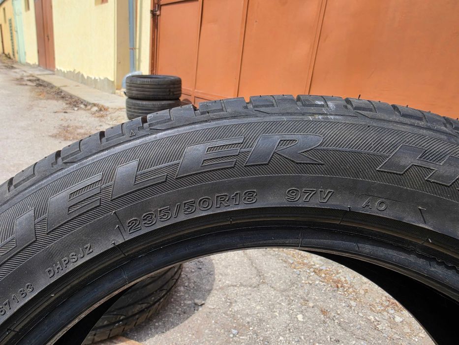 2 бр. летни гуми 235/50/18 Bridgestone AO DOT 2118 4,5 mm