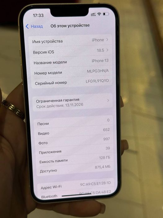 Iphone 13 ideal holati