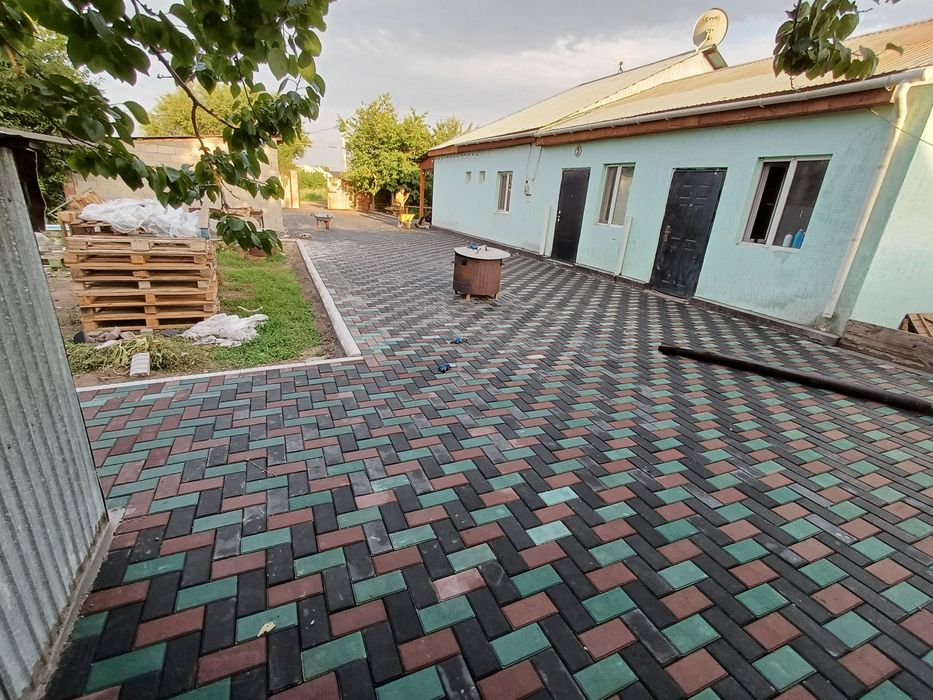 Укладка брусчатки