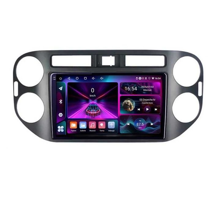 Navigație Android CarPlay VW Tiguan 1, Golf Plus 2007-2015